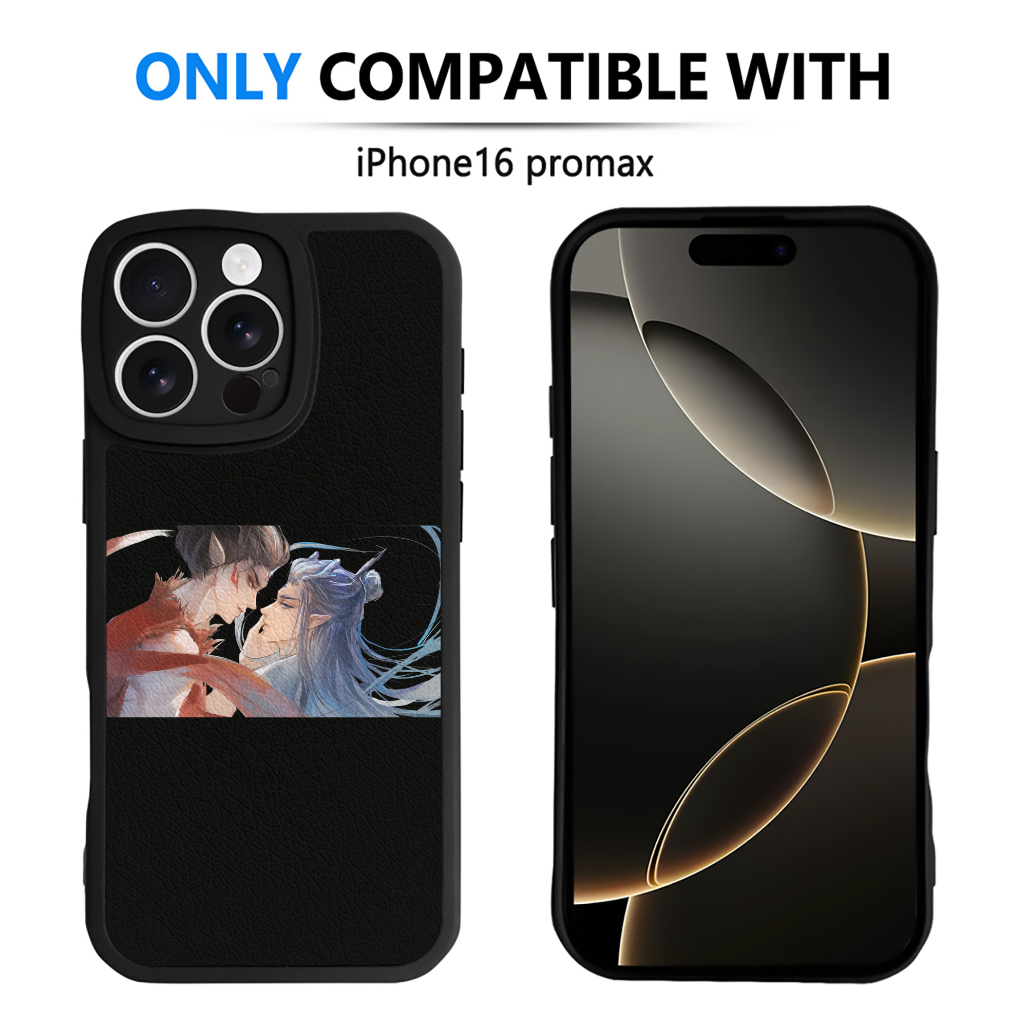 （画像用） Ne Zha 2 ナタ 魔童の大暴れ 【iPhone 16シリーズ対応】シリコンスマホケース（レザー調） 材質：シリコン